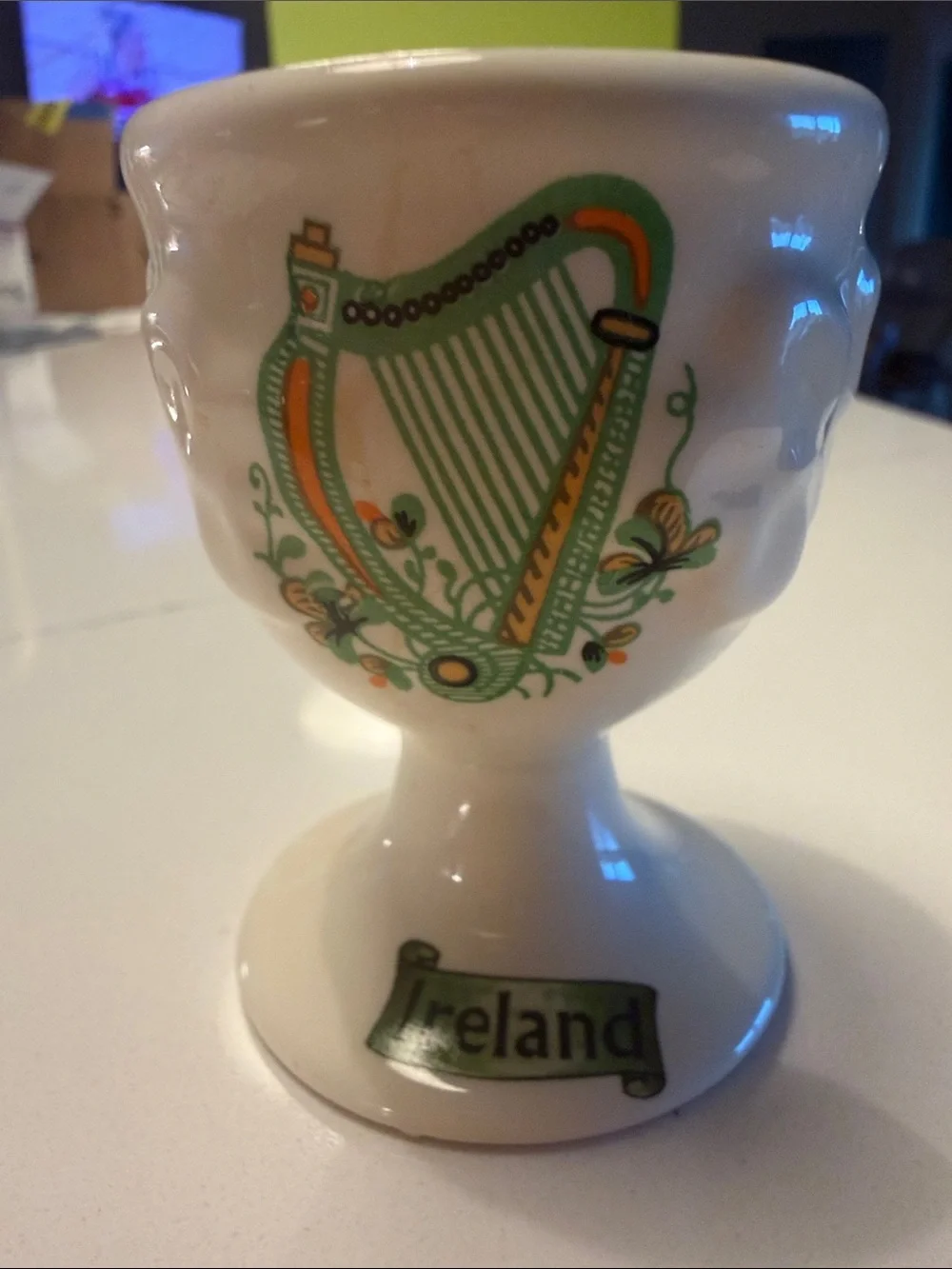 Carrigcraft ”Carrigaline”-Egg Cups -2 lot.  County Cork Ireland -Porcelain